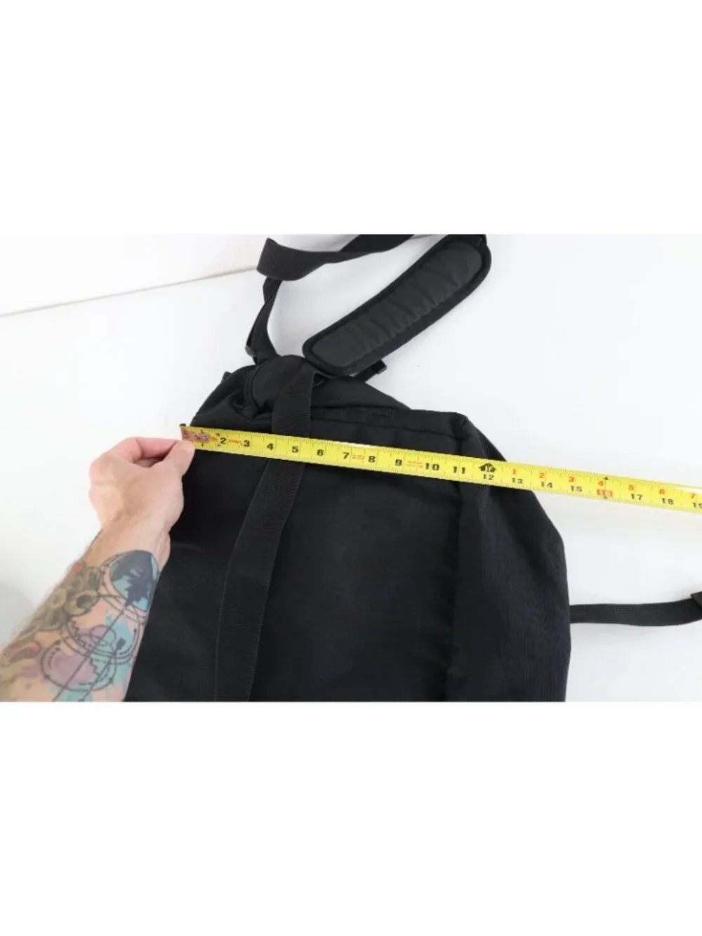 Vintage 90s Y2K Eddie Bauer Spell Out Ripstop Crossbody Messenger Bag Black